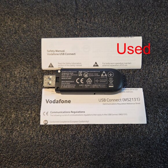 Lot of THREE (3) Vodafone USB Connect Modems - New Sealed / Open Box / Used - Picture 11 of 11